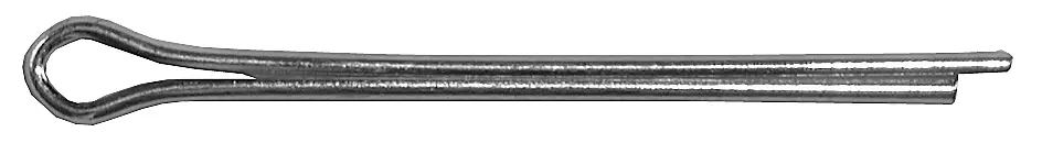 Extended Prong Zinc Plated Steel Cotter Pin, 3/32" x 1-1/2"