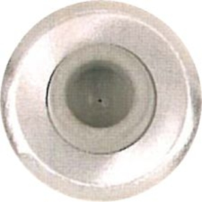 Concave Wall Bumper, Satin Chrome/26D