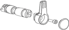 Sloan Eaf-350 Mixer Cartridge and Handle Kit