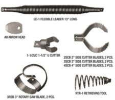 General Pipe Cleaners Complete Cutter set includes all Cutters above