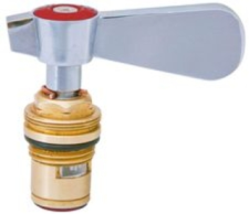 BK Resources Chrome Hot  Blade Handle & Optiflow Cartridge Less Bonnet