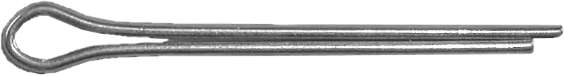 Extended Prong Zinc Plated Steel Cotter Pin, 3/32" x 1-1/4"