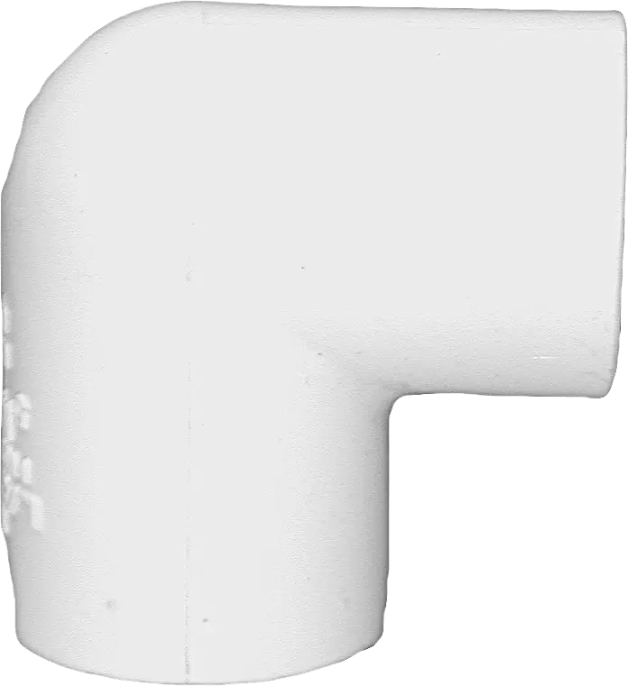 Schedule 40 PVC 90° Elbow, 2-1/2" Slip x Slip