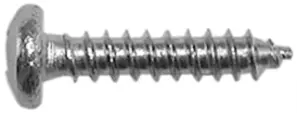 Sheet Metal Screw, Phillips Pan Head, 4 x 1/2"