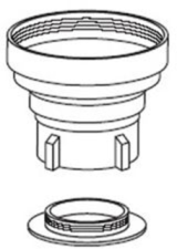 Sloan Naval Urinal Piston Guide Assembly, CN-123-AU