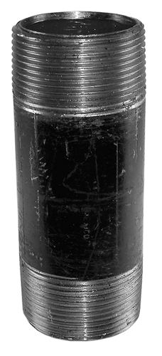 1-1/2" x 4-1/2" Black Nipple