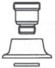 Delta Escutcheon And Adapter For Swing Spouts