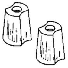 Handle Pair Fits American Standard