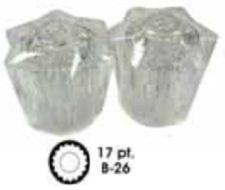 Sterling Clear Handles (Pair)