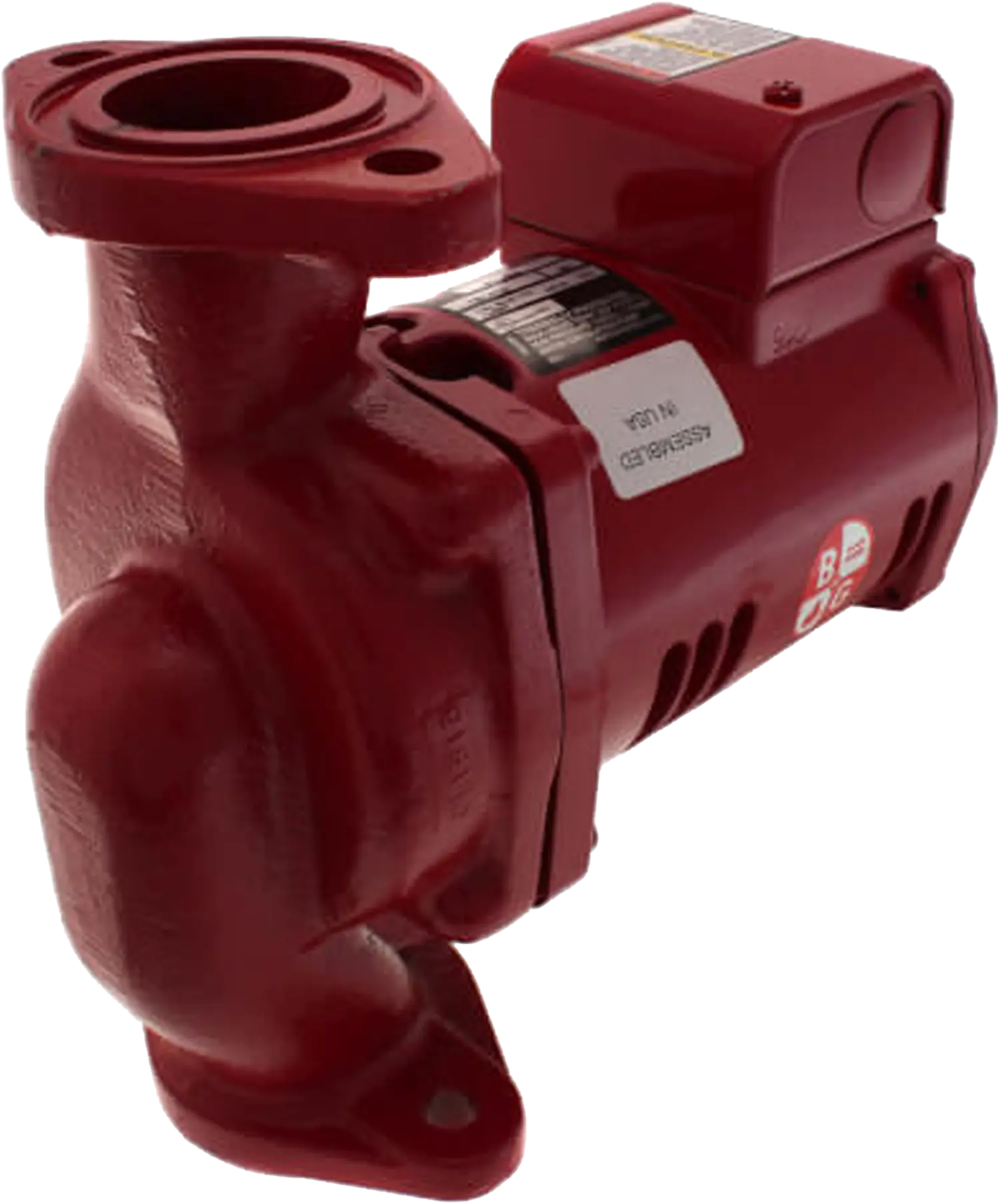 Bell & Gossett Bronze Body Booster Pump (Red Color) PL-45 1/6 HP, Flange Sizes: 1" – 11/2"