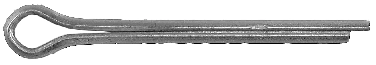 Extended Prong Zinc Plated Steel Cotter Pin, 3/16" x 2"