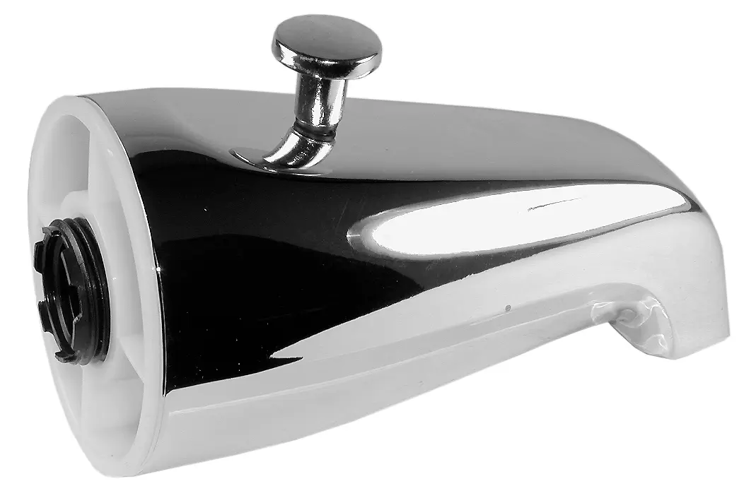 Mark's Flush Mount Diverter Spout, Polished Brass