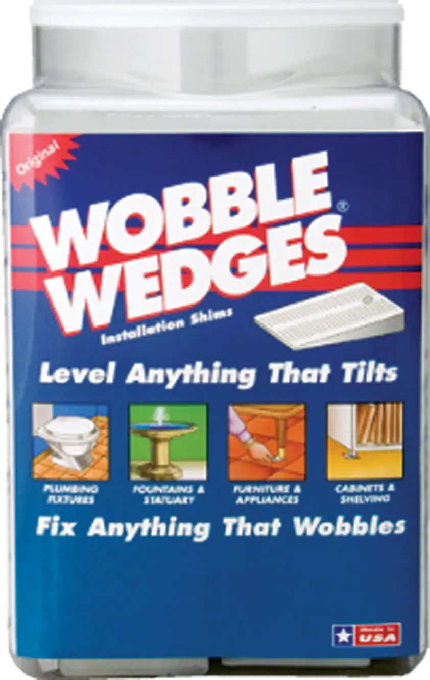 Clear Hard Wobble Wedges® (300 Pack)