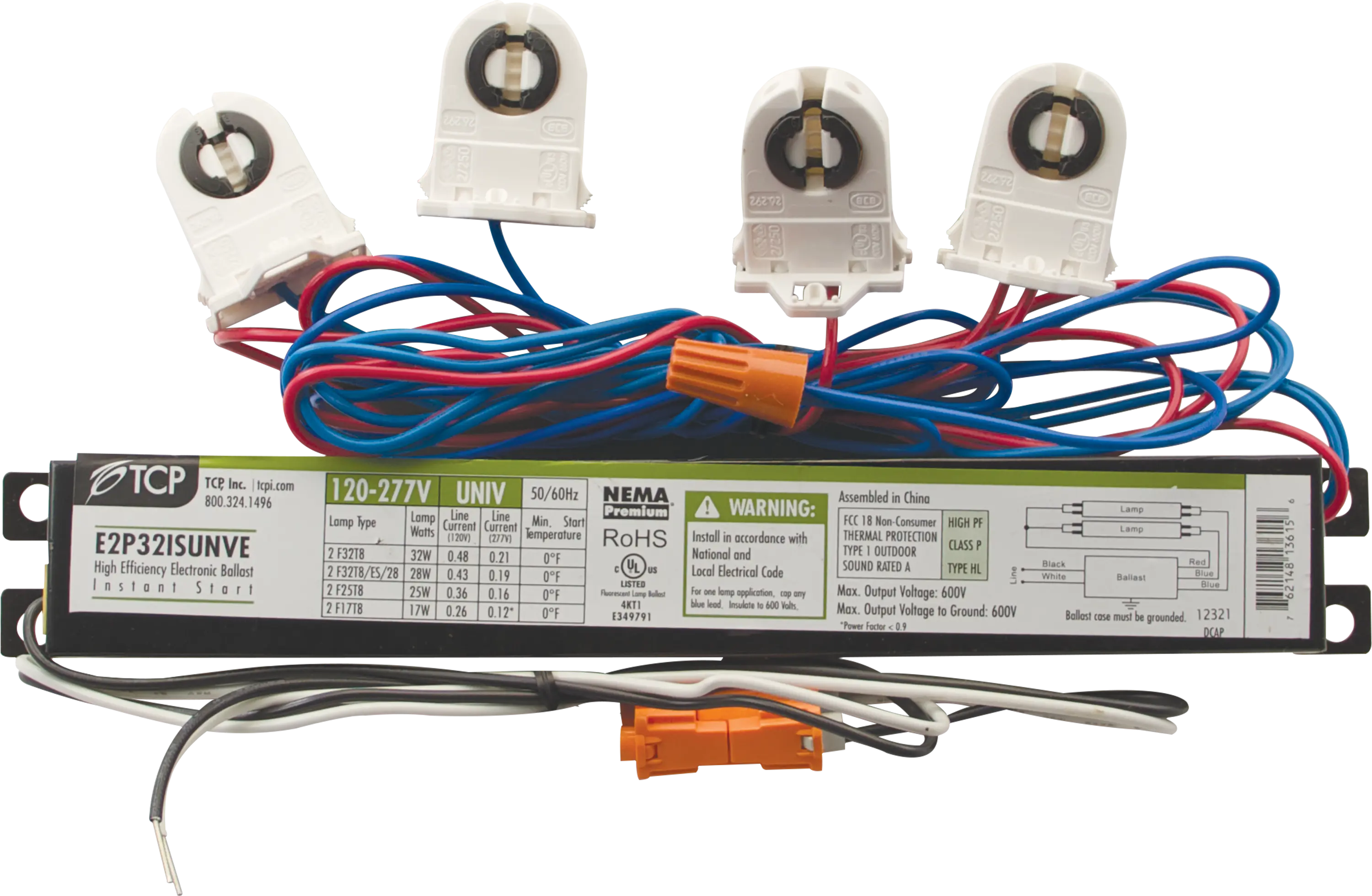 4Ft 2 Lamp T8 Retrofit Ballast