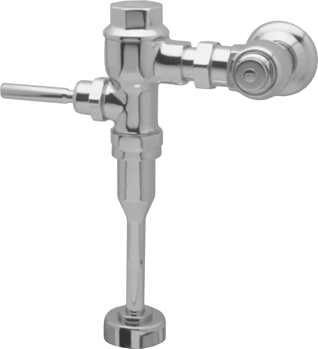 Zurn Metroflush® Exposed Manual Piston Flush Valve with 1.0 gpf, Sweat Solder Kit, Cast Wall Flange
