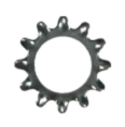 External Tooth Lock Washer, 3/8"