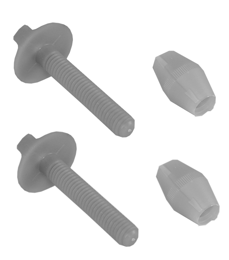 Plastic Toilet Seat Hinge Bolts For Bemis Seats Made By - Bemis Toilet Seat Spares